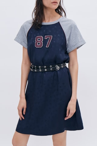 Robe t-shirt - Bleu marine - IKKS