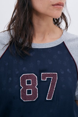Robe t-shirt - Bleu marine - IKKS