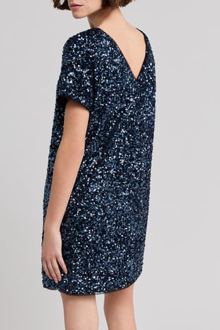 Robe droite - Bleu - IKKS