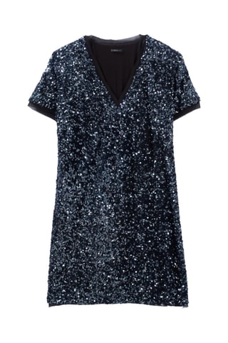 Robe droite - Bleu - IKKS