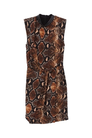 Robe fourreau - Marron - IKKS