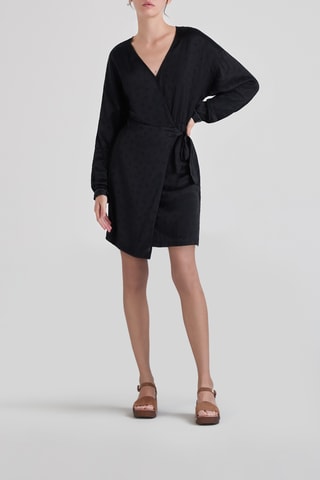 Robe portefeuille - Noir - IKKS