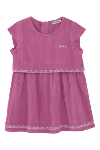 Robe trompe-l'œil - Mauve - IKKS
