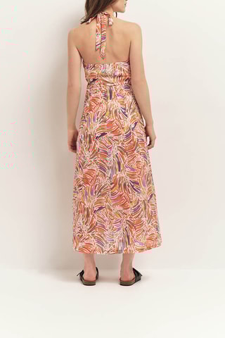 Robe midi - Corail - One Step