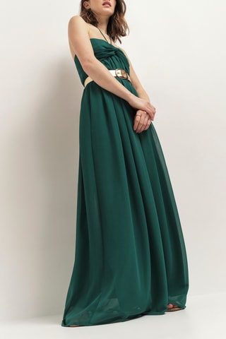 Robe longue - Vert - One Step