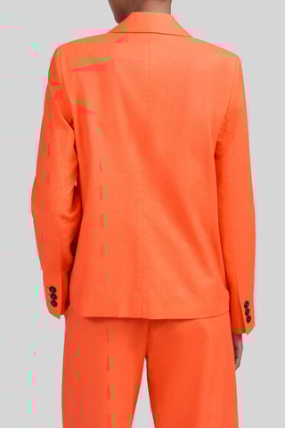 Veste de costume oversize en lin - Orange - IKKS