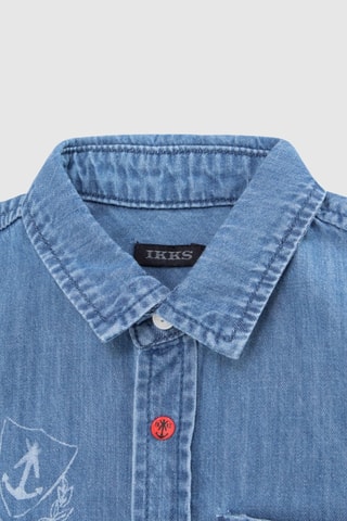 Chemise en jean - Bleu - IKKS Junior