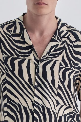 Chemise regular - Noir - IKKS