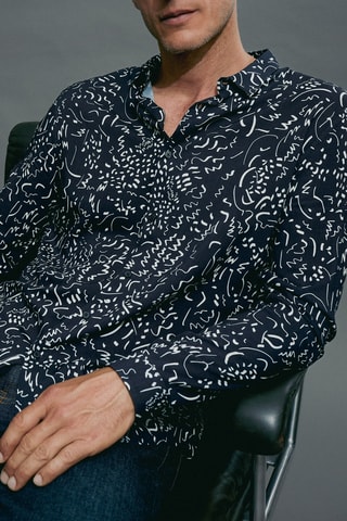 Chemise regular - Bleu marine - IKKS
