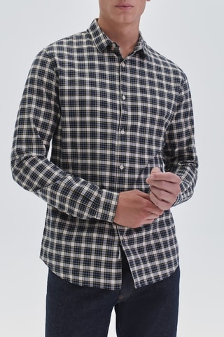 Chemise slim - Bleu marine - IKKS
