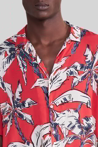 Chemise regular - Rouge - IKKS
