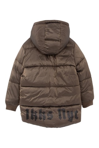 Doudoune réversible à capuche - Marron - IKKS