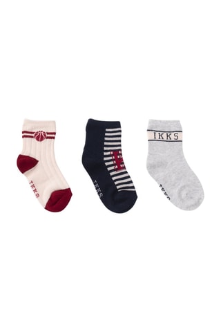 3 paires de chaussettes - Multicolore - IKKS