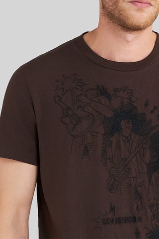 T-shirt - Marron - IKKS