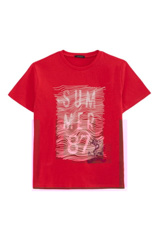 T-shirt - Rouge - IKKS