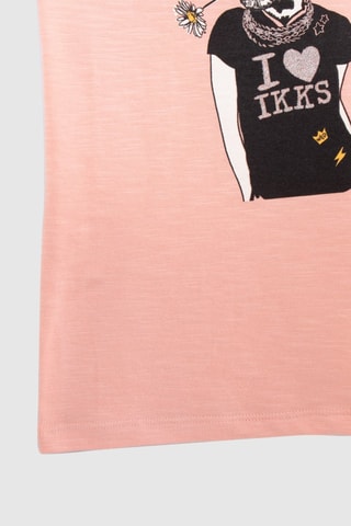 T-shirt - Rose - IKKS