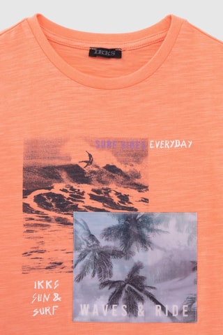 T-shirt - Orange - IKKS