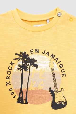 T-shirt - Jaune - IKKS