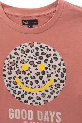 T-shirt en coton biologique - Rouge brique - IKKS Junior