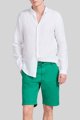 Bermuda chino tapered - Vert foncé - IKKS