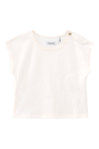 Salopette et t-shirt - Blanc et pêche - IKKS