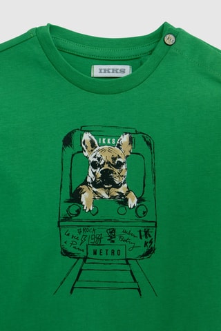 T-shirt - Vert - IKKS