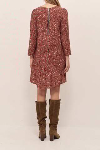 Robe droite - Rouge brique  - One Step
