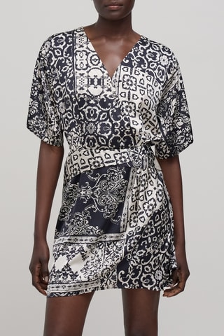 Robe portefeuille - Noir - IKKS