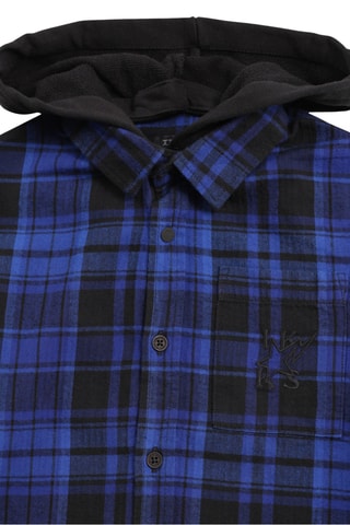 Chemise à capuche - Bleu - IKKS