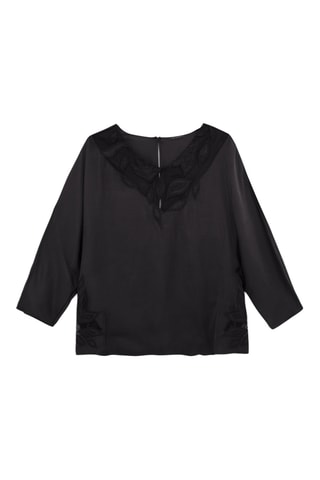 Blouse oversize - Noir - IKKS