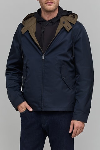 Blouson réversible à capuche - Bleu marine - IKKS