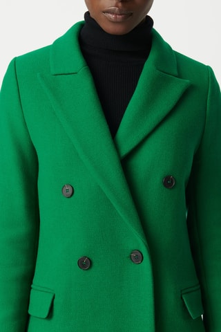 Manteau en laine - Vert - IKKS