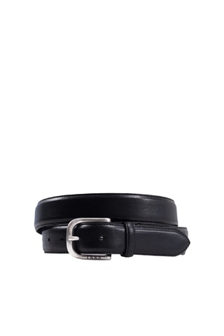 Ceinture en cuir de veau - Noir - IKKS