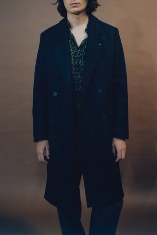 Manteau en laine - Bleu marine - IKKS