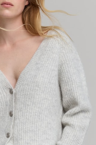 Gilet en alpaga - Gris clair - IKKS