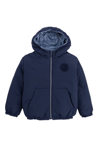 Doudoune réversible à capuche - Bleu marine - IKKS