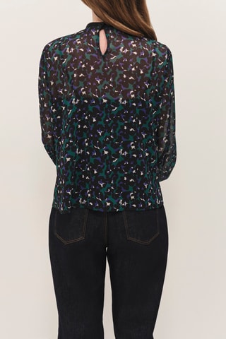 Blouse - Noir et vert  - One Step