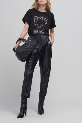 Pantalon carotte - Noir - IKKS
