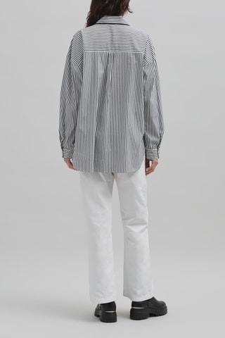 Chemise oversize - Blanc et noir - IKKS