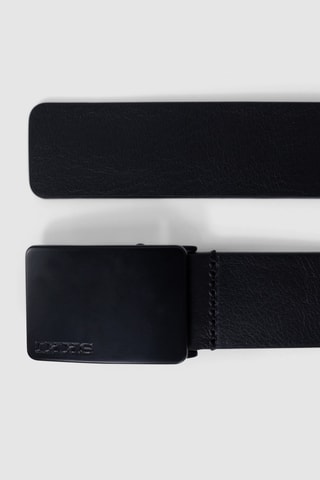 Ceinture en cuir - Noir - IKKS