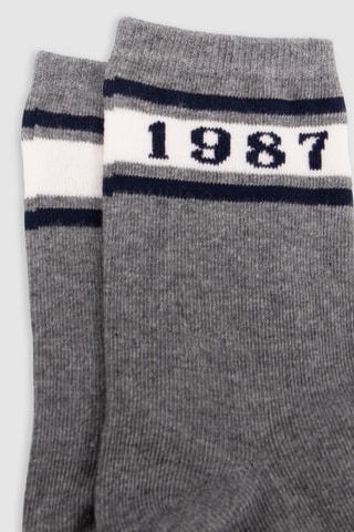 3 paires de chaussettes - Bleu roi, bleu marine et gris - IKKS