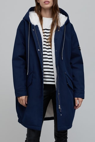 Parka à capuche - Bleu marine - IKKS
