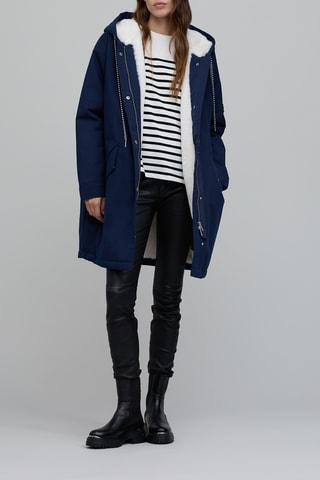 Parka à capuche - Bleu marine - IKKS