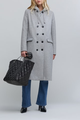 Manteau en laine - Gris - IKKS