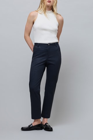 Pantalon cigarette - Bleu marine - IKKS