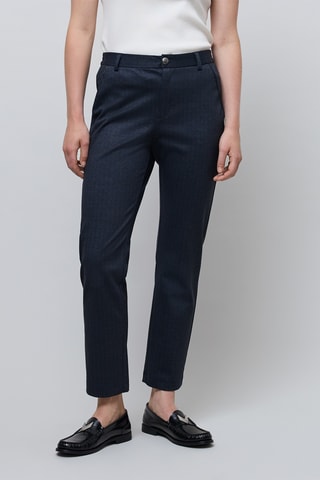 Pantalon cigarette - Bleu marine - IKKS