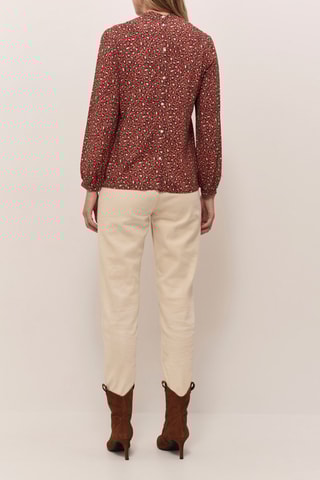 Blouse - Rouge brique  - One Step