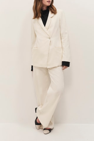 Veste en velours - Ivoire  - One Step