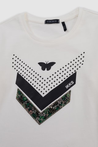 T-shirt - Ecru - IKKS