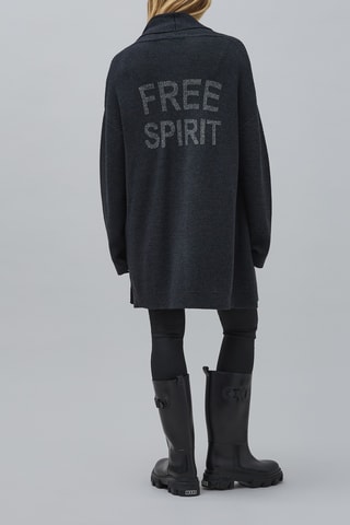 Gilet en laine - Gris foncé - IKKS